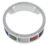 Southwest Sterling Silver Multicolor Inlay Ring Size 8-1/4 UX38042